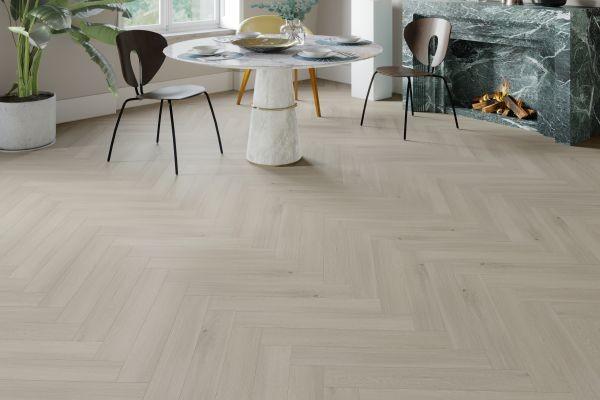 Vinil rígido de desenhos em espinha do Spc do núcleo que pavimenta pranchas 6.5mm 125x625mm