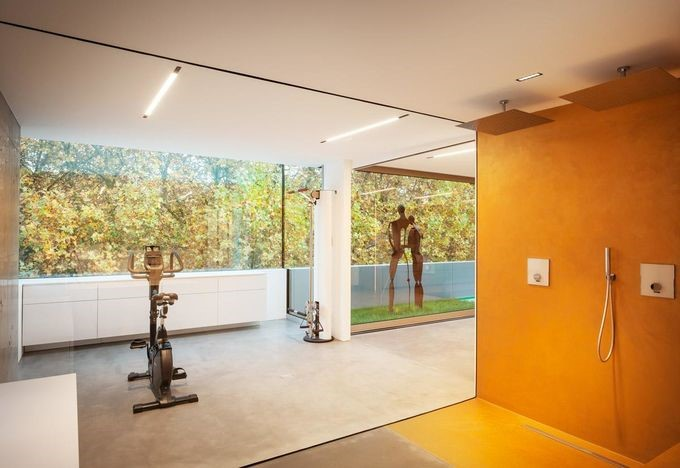 Пол освещая Sandblasting алюминиевое снабжение жилищем приведенное прокладки с отражетелем