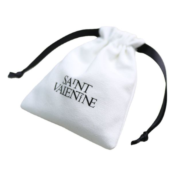 Customized Color Cotton Drawstring Bag for Custom Jewelry Packaging 100% Organic
