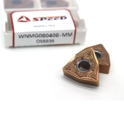 Inserções de gerencio da máquina do Cnc das ferramentas do carboneto de tungstênio WNMG080408