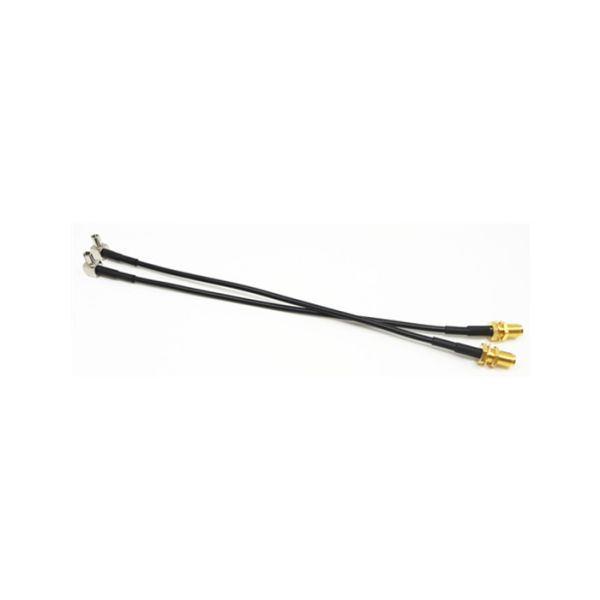 SMA Female Right Angle RF Cable Assemblies RG174/U Gold Plated