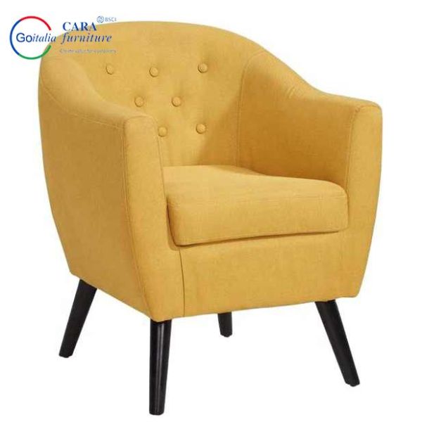 Wooden Frame Furniture One Seat Multiple Colors Arm Chair Chairs For Living Room