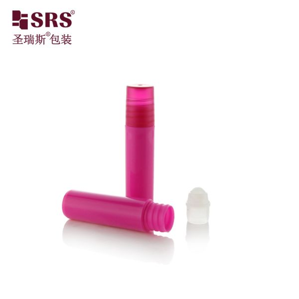 5ml Smooth White PP PCR Roller Ball Bottle for Essential Oil/Perfume