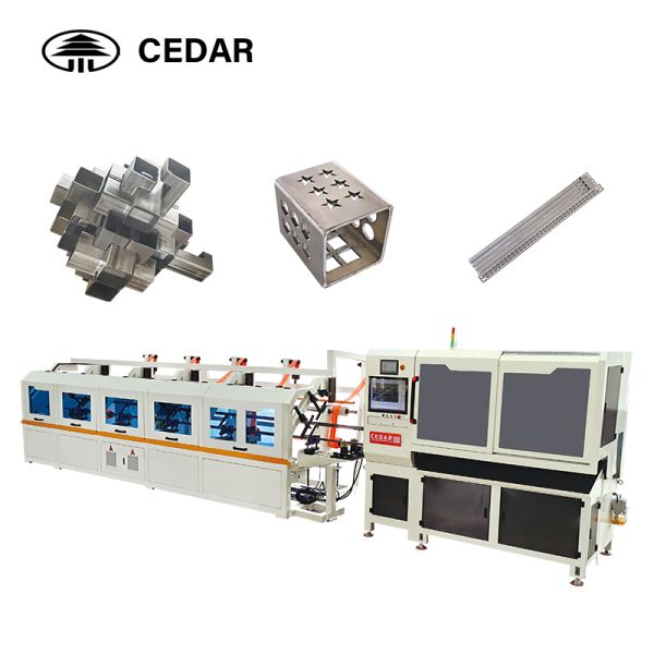 Fiber CNC Laser Cutting Machine For Automatic Round Sheet Plate Gantry Profile Tube
