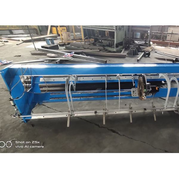 PLCは溶接された網の塀のパネルのためのフル オートのひだを付けられた金網編む機械を制御します