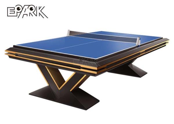 customized Color Amusement Game Machines 9FT  2 In 1 Billiards Tennis Table