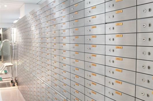 Stainless Steel Height 350mm Depth 500mm Vault Safe Box For Central Bank