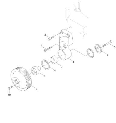 Roulement à billes d'entraînement de 3910739 fans pour l'excavatrice Spare Parts de Hyundai
