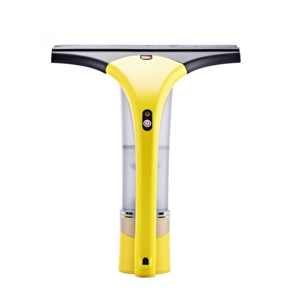 Желтая машина пылесоса, гибкие электрические машины чистки пола