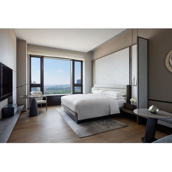 Дизайн облицовки древесины золы группы международного отеля Marriott упрощенный мебелью