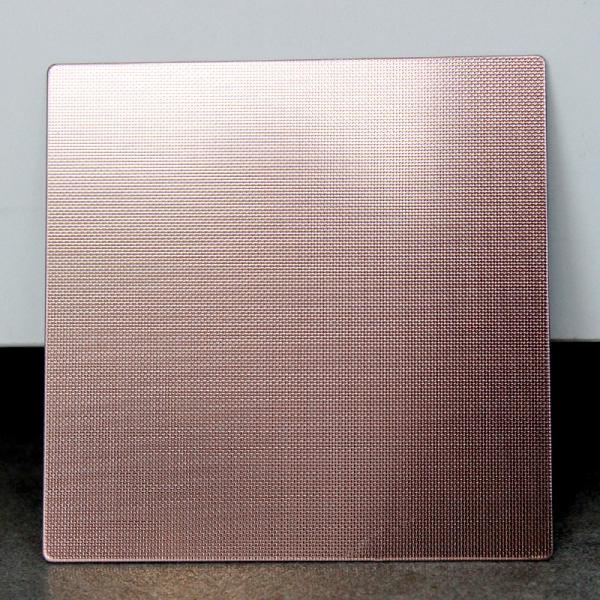 SUS 304 grau 1219mmx2438mm Pequeno diamante em relevo de aço inoxidável folha metálica texturizada para decoração de restaurante