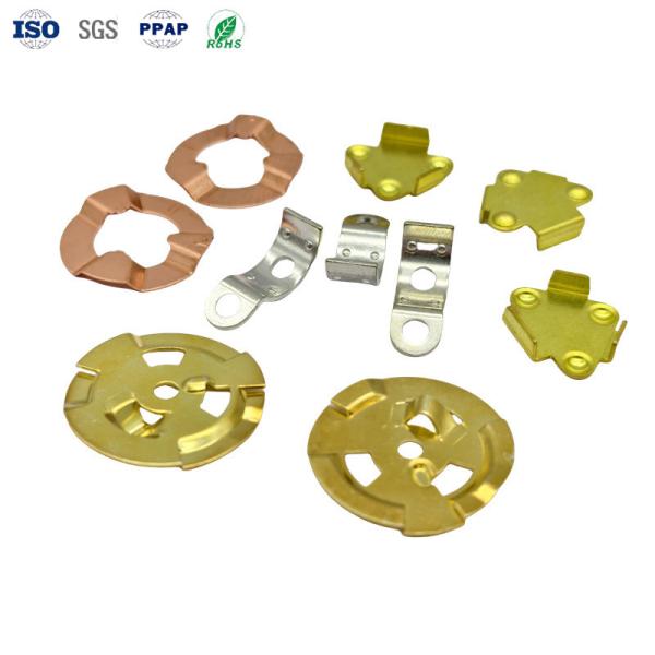 0.2-15mm pièces d'emboutissage en cuivre dessin profond pour les onglets de batterie IATF 16949 Traçabilité