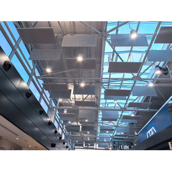 Rectangle Ceiling Tiles Fabric Wrapped Acoustic Panel Fiberglass Board Sound Absorbing