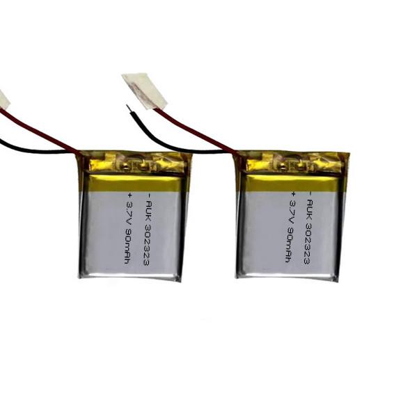 Bateria LiPo leve de 3,7V 90mAh 351624 302323 Bateria Energia Verde