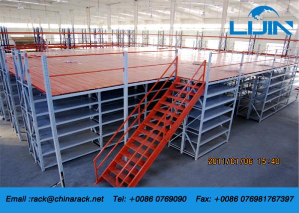 Industrial Warehouse Mezzanine Floors , AS4084 Approval Steel Mezzanine Floor