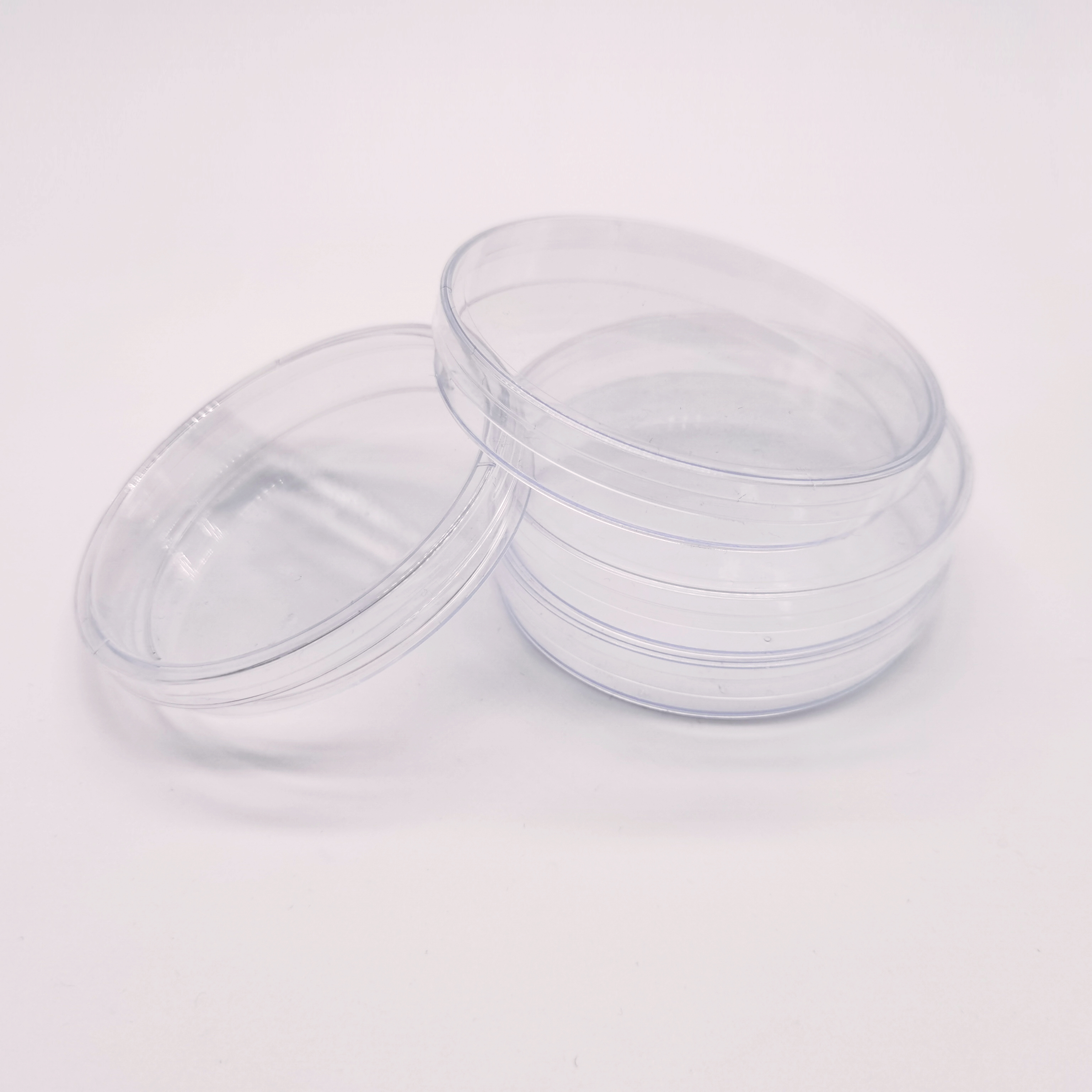 Pyrex Glass Plastic Polystyrene 90mm Petri Dishes Borosilicate Canister With Cover Fits Loosely