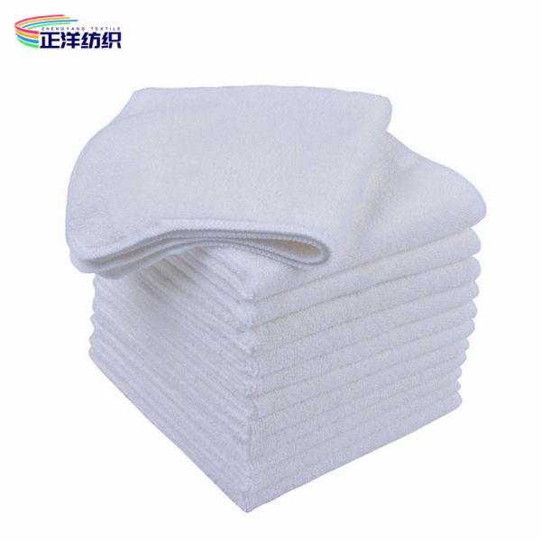 30x30cm 220GSM Reusable Kitchen Cleaning Cloths Microfiber Warp Terry All-Purpose Cleaning Cloth
