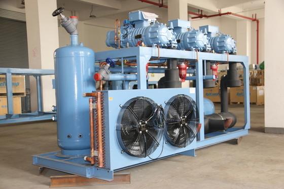 Industrial Air-Cooled Screw Compressor Unit New Condition Condensing Unit Automatic Features Core being Motor Refrigerat Refcomp compressor