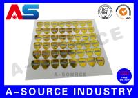 PET Custom Holographic Stickers 3d Holographic Stickers Anti-falsificação autocolante vazio