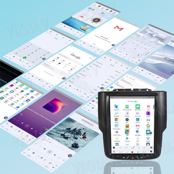 8 игрок автомобильного радиоприемника андроида ядра 10,4» на Ram 1500 доджа 2013 до 2018