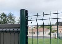 Cercas de arame de ferro V Malha Triângulo Curva Cercas para estrada / jardim 1,8 * 2,4m