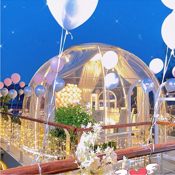 Wide Bandwidth Garden Bubble Tent ROSH Certificate Aluminium