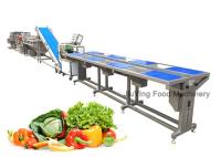 Machines industrielles de transformation du de légumes 140mm/s avec couper l'asséchage de lavage