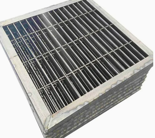 Durable Construction Steel Grating Drain Cover with Customizable Sizes and Debris-Resistant Design for Efficient Stormwater Management