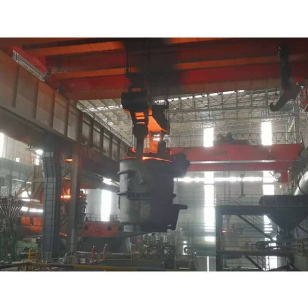 50 Ton Ladle Refining Furnace with Automatic Control Argon Blowing System and Frequency Control Ladle Car for Steel Making Manufacture