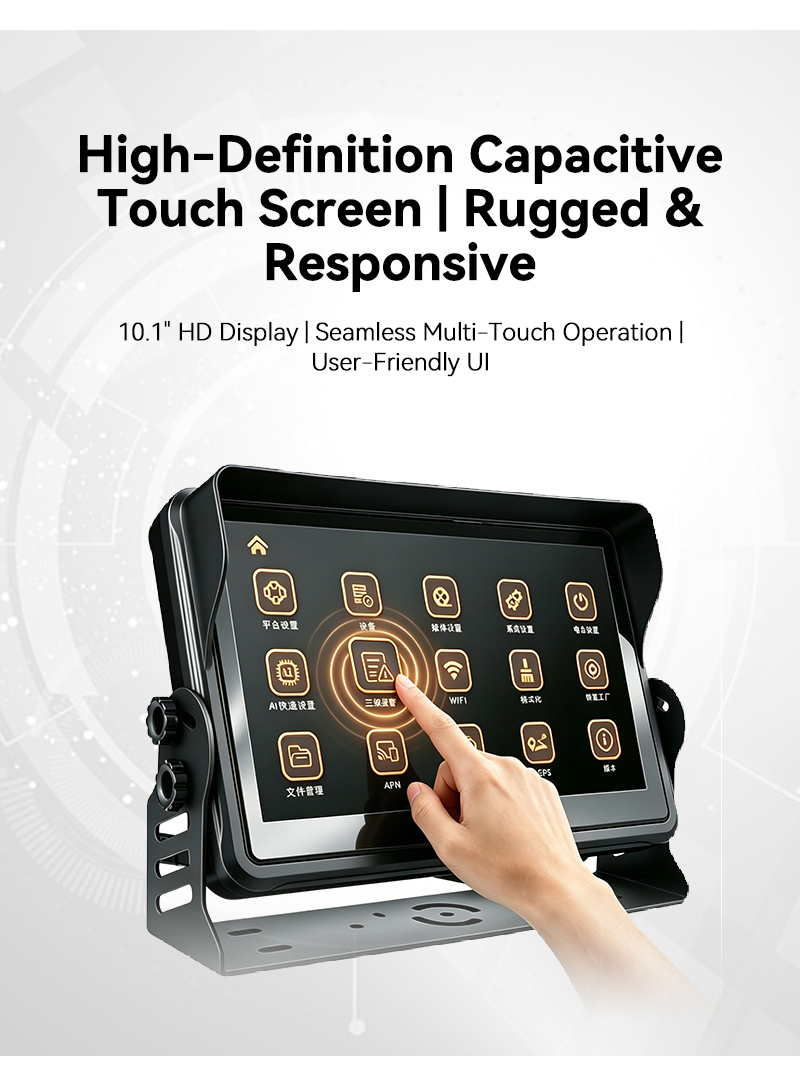 4G Mobile DVR with Expandable Interfaces Including RS232 Card Reader Fuel Sensor 5 Way Alarm Input and Voice Intercom