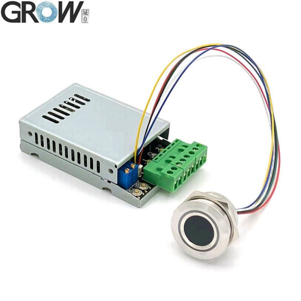 Crecer K220 + R503 DC10-24V Dos relés con el administrador / usuario de huellas dactilares Control de acceso de la placa