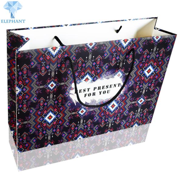 Wholesale Custom Environmentally Recyclable Printed Shopping Gift Bags With Handles