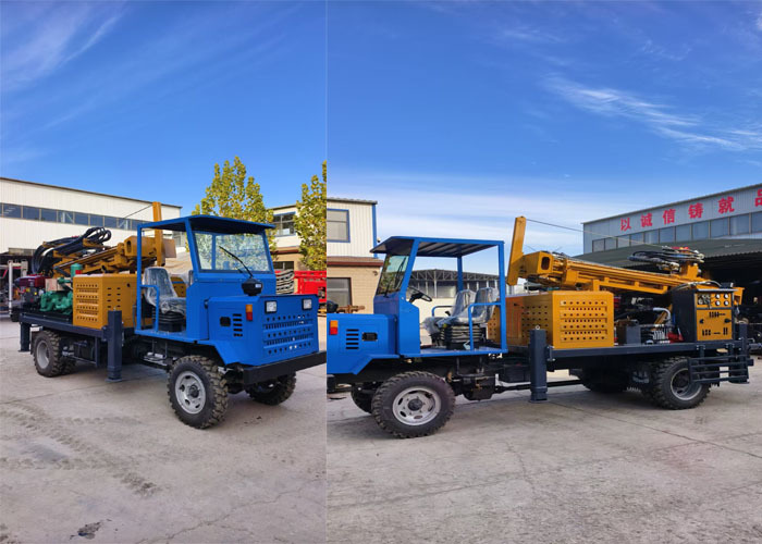 18T Lifting Force Heavy Duty Rock Drilling Rig Suitable For Bedrock Drilling