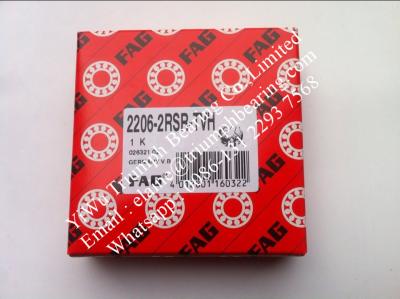 FAG Self-aligning ball bearing 22..-2RS-TVH, seals, plastic cage  2206-2RS-TVH