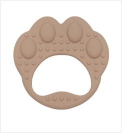 Eco Friendly Bear Paws Silicone Baby Teether Toys For Soothing Sore Gums With Size Is 8*8*2 cm And Weight Is 24 Gram