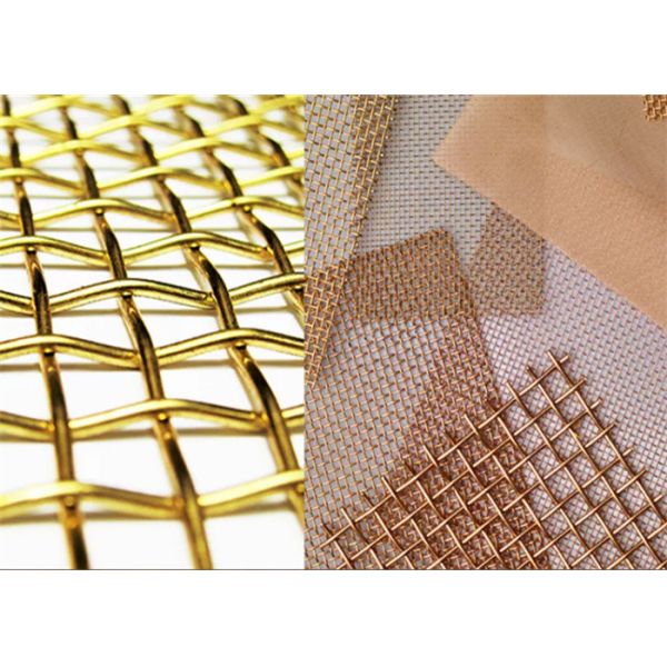 5Mesh Plain Weave EMI Shielding Copper Wire Mesh for Faraday Cage Applications