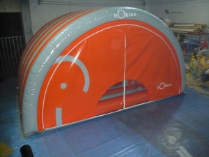 Outdoor sleep camping lodge tent with bed