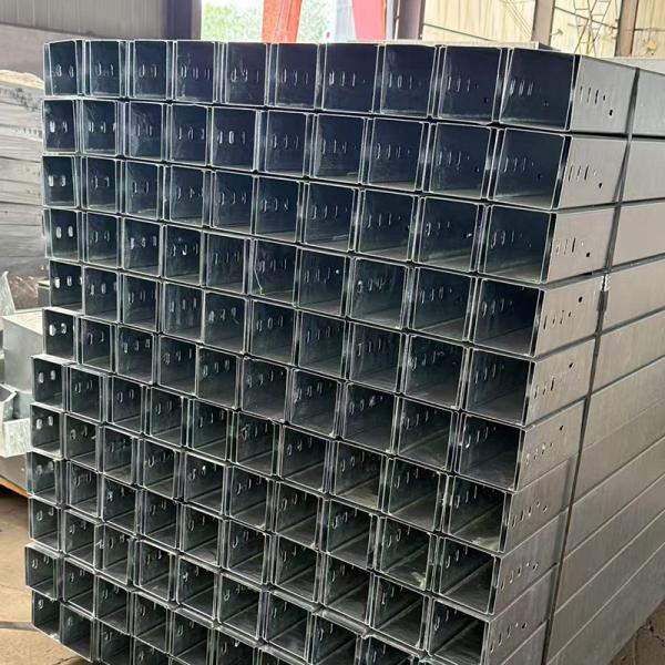 Durable Corrosion Resistant Perforated Cable Tray Hot Dipped Galvanized  ISO9001