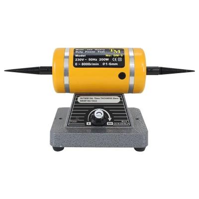 230v Table Top Grinder Polisher Desktop Jewelry Polishing Machine Adjustable Speed