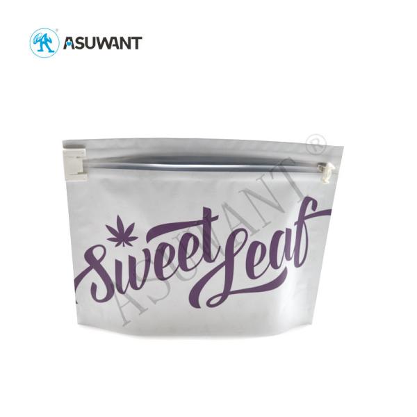 Laminated Waterproof Custom Specialized Operation Matte Child Proof Mylar Bag Child Resistant Packaging For Marijuana