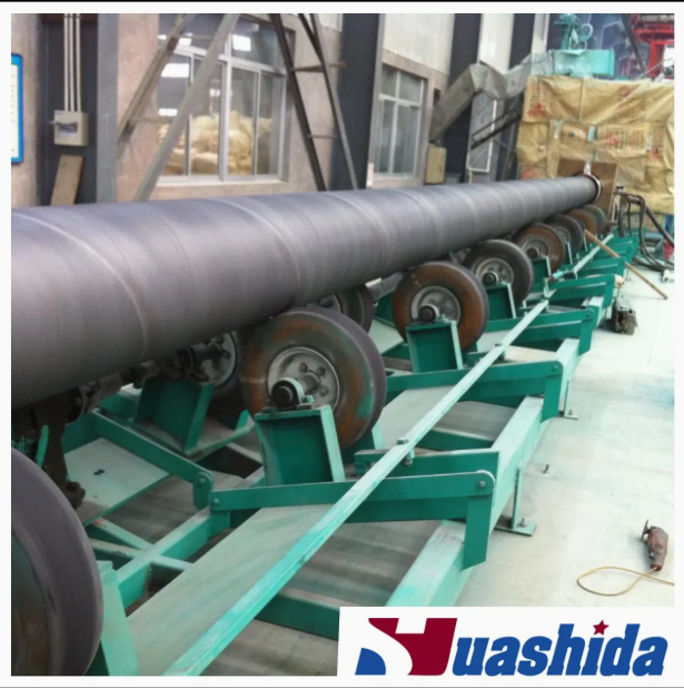 Computerized 508-1620mm Insulated Steel Pipe Production Line with Turnkey Project for PUR Spray & PE Wrapping