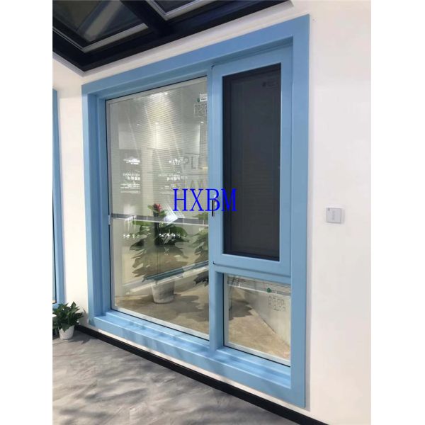 PVDF 6063 -T5 Aluminum Casement Windows 1.4mm Profile