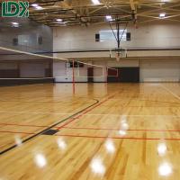 Plancher sportif de basket-ball d'élite - en bois d'érable dur conforme à la FIBA avec des options de marque personnalisées
