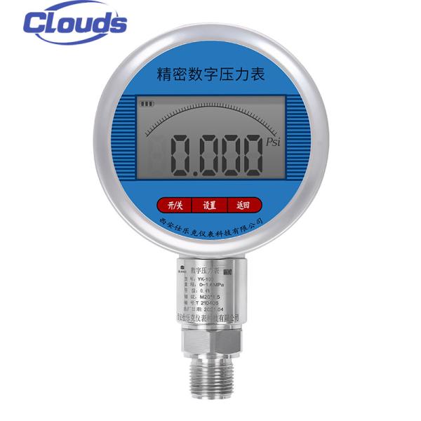 Auto Standby Digital Pressure Gauge For Long Battery Life In Air And Fuel Measurement