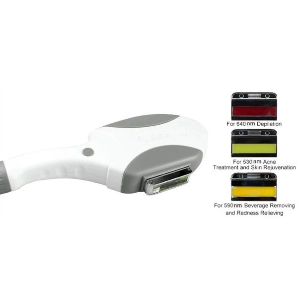 Portable IPL OPT E-light Permanent Laser Hair Removal Device 480nm 530nm 640nm
