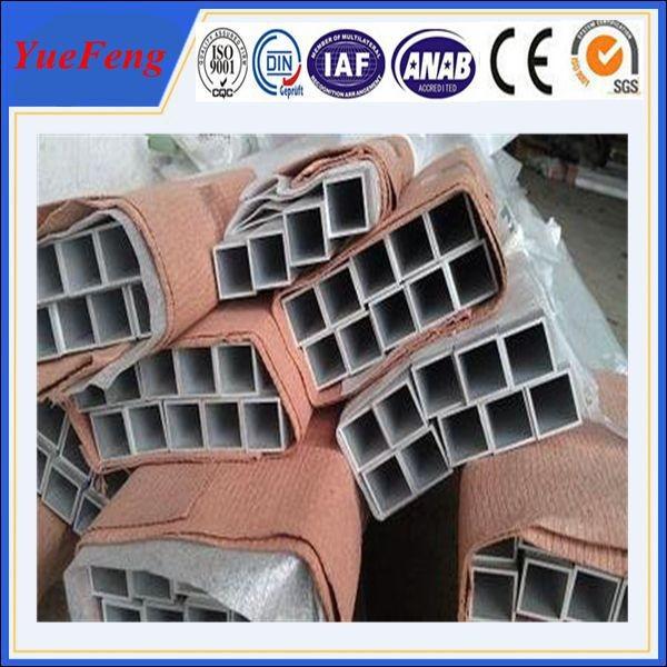 Powder Coating Colored Square Aluminum Tube/ aluminium square pipe