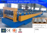 1.0-2.0MM Thickness Galvanized Steel Metal  Floor Deck Panel  Roll Forming Machine With 19 Forming Stations