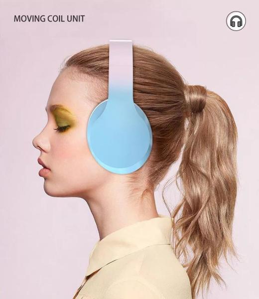 ABS Bluetooth Headphones Over Ear , Foldable Lightweight Headphones With Deep Bass