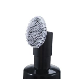 42/410 43/410 Customized Plastic Foaming Pump With Silicone Brush for Facial Skin Clean