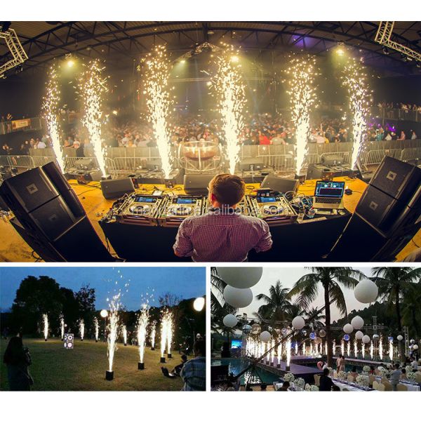 600W Wedding Cold Sparkler Machine 5.5kg For Dj Party Event